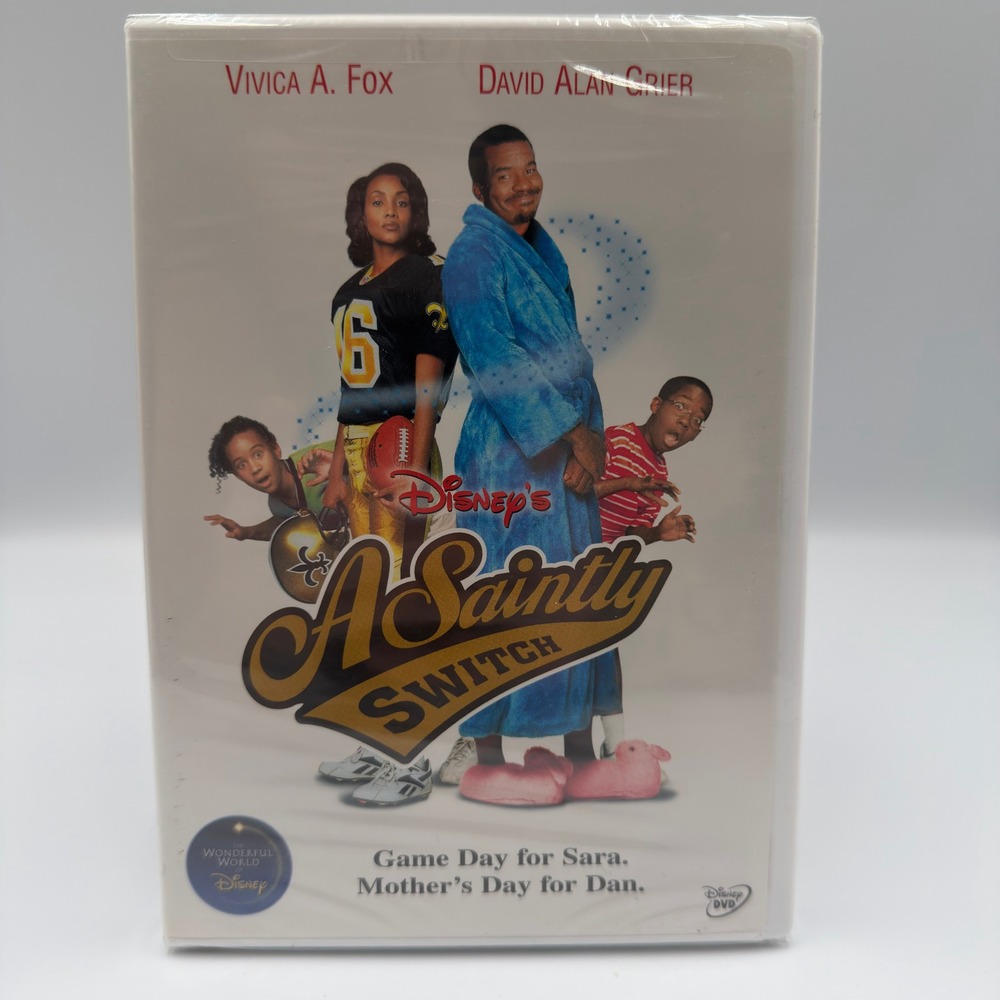 Disney's A Saintly Switch DVD Vivica A Fox David Alan Grier Family Comedy New